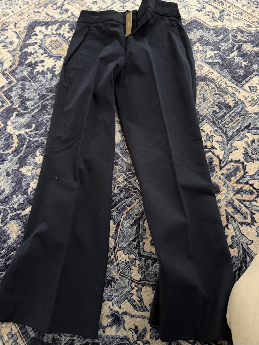 J. Crew Black Women's Wide-Leg Dress Pants